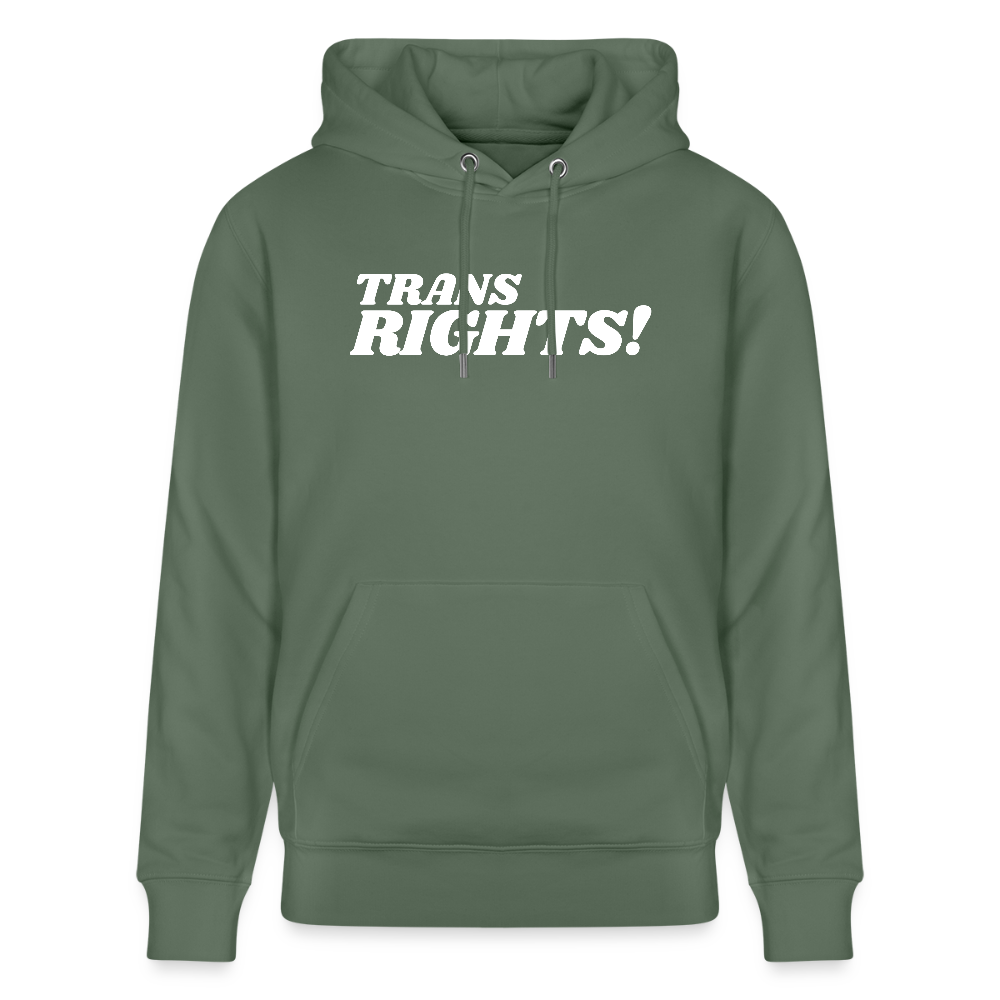 Trans Rights! | Pride Bio-Hoodie Unisex - Tanngrün