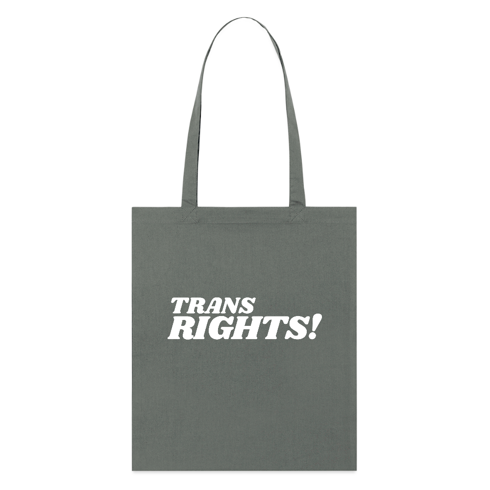 Trans Rights! | Pride Bio-Stoffbeutel - Anthrazit