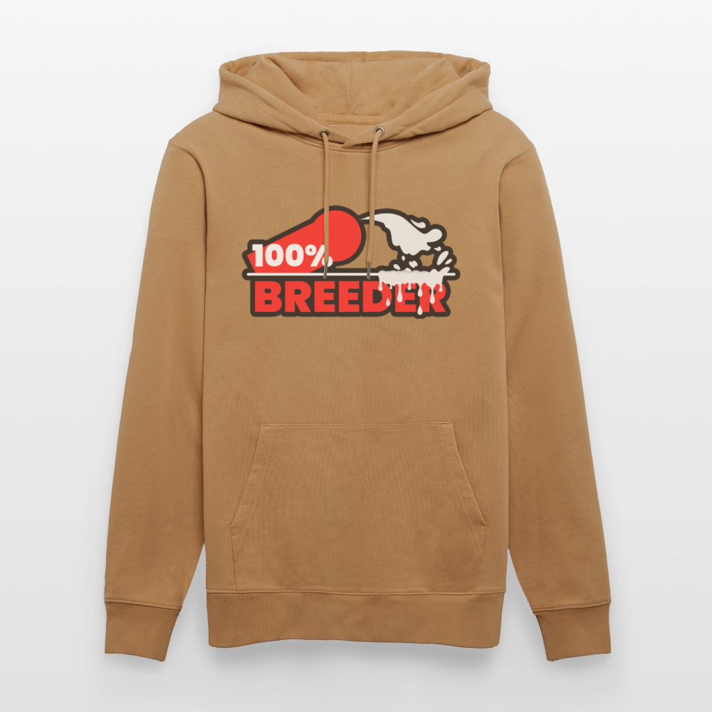 100% BREEDER | Kink Fetish Pride Bio-Hoodie Unisex - Karamell