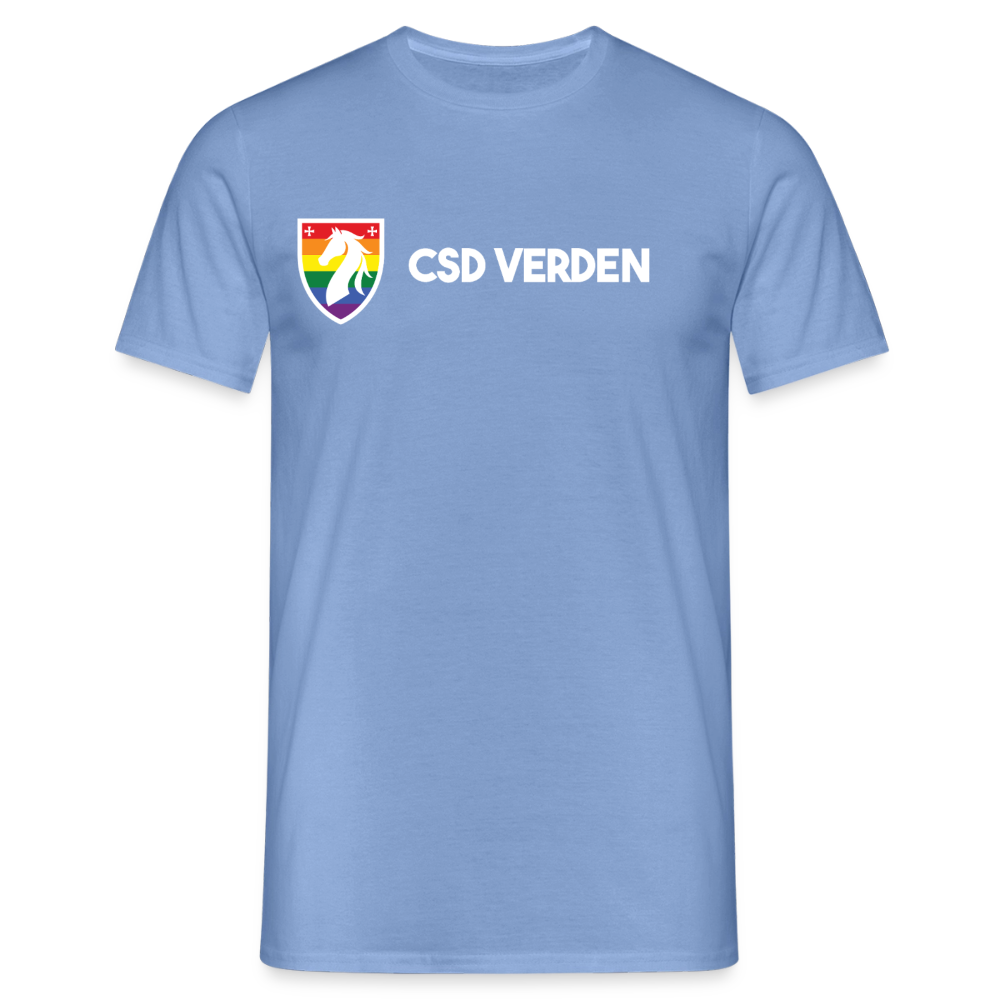 CSD Verden Premium Pride T-Shirt Doppelseitig - Carolina Blue