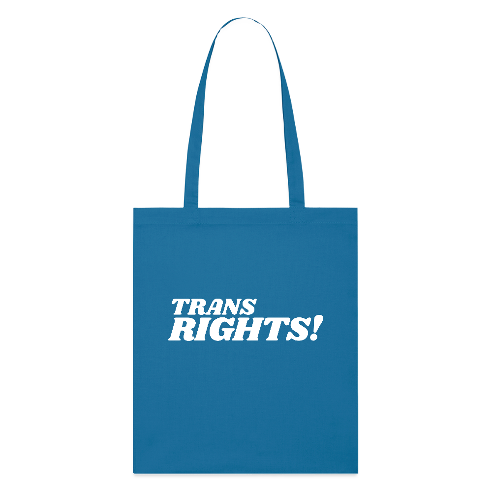 Trans Rights! | Pride Bio-Stoffbeutel - Königsblau