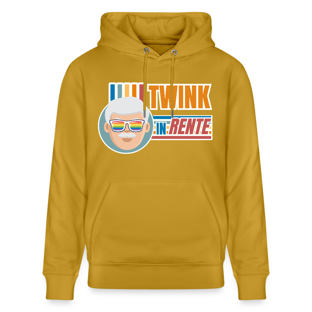 Twink in Rente! | Pride Bio-Hoodie Unisex - Ocker