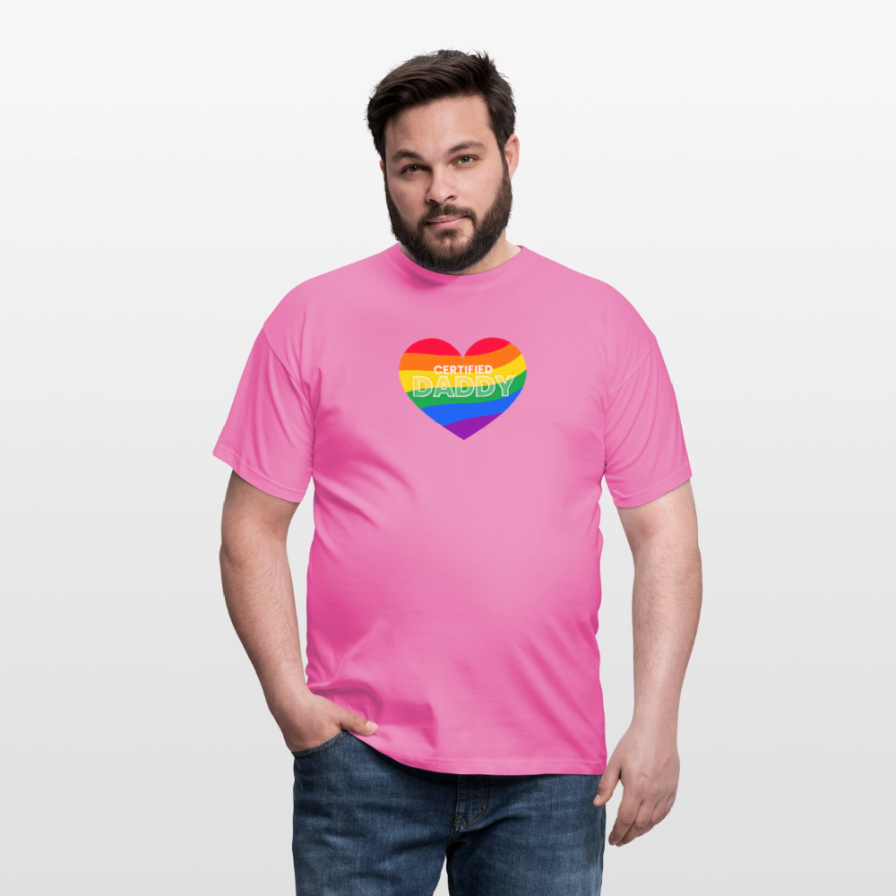 CERTIFIED DADDY | Kink Fetish Pride T-Shirt - Pink