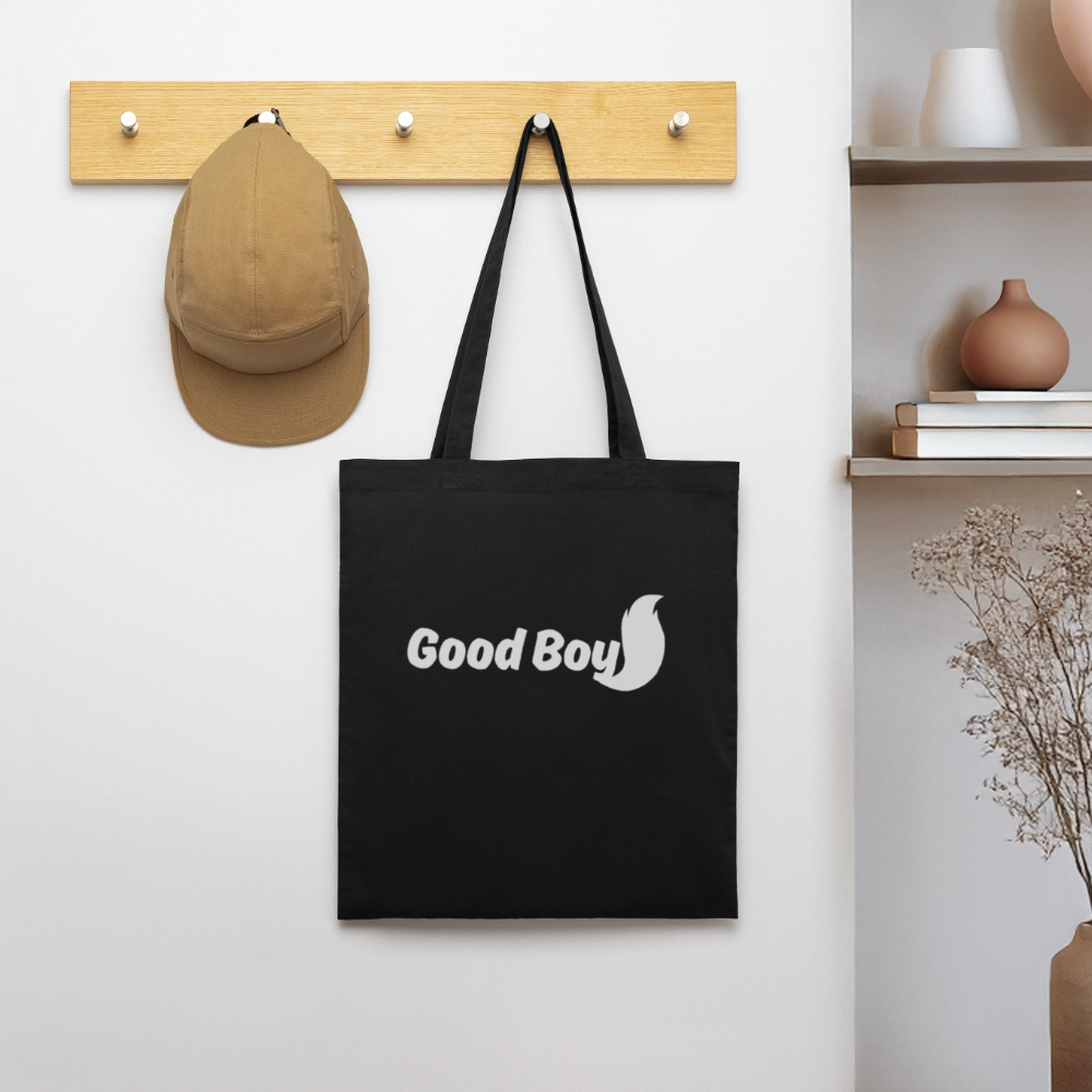Good Boy | Furry / Puppy Pride Bio-Stoffbeutel - Schwarz