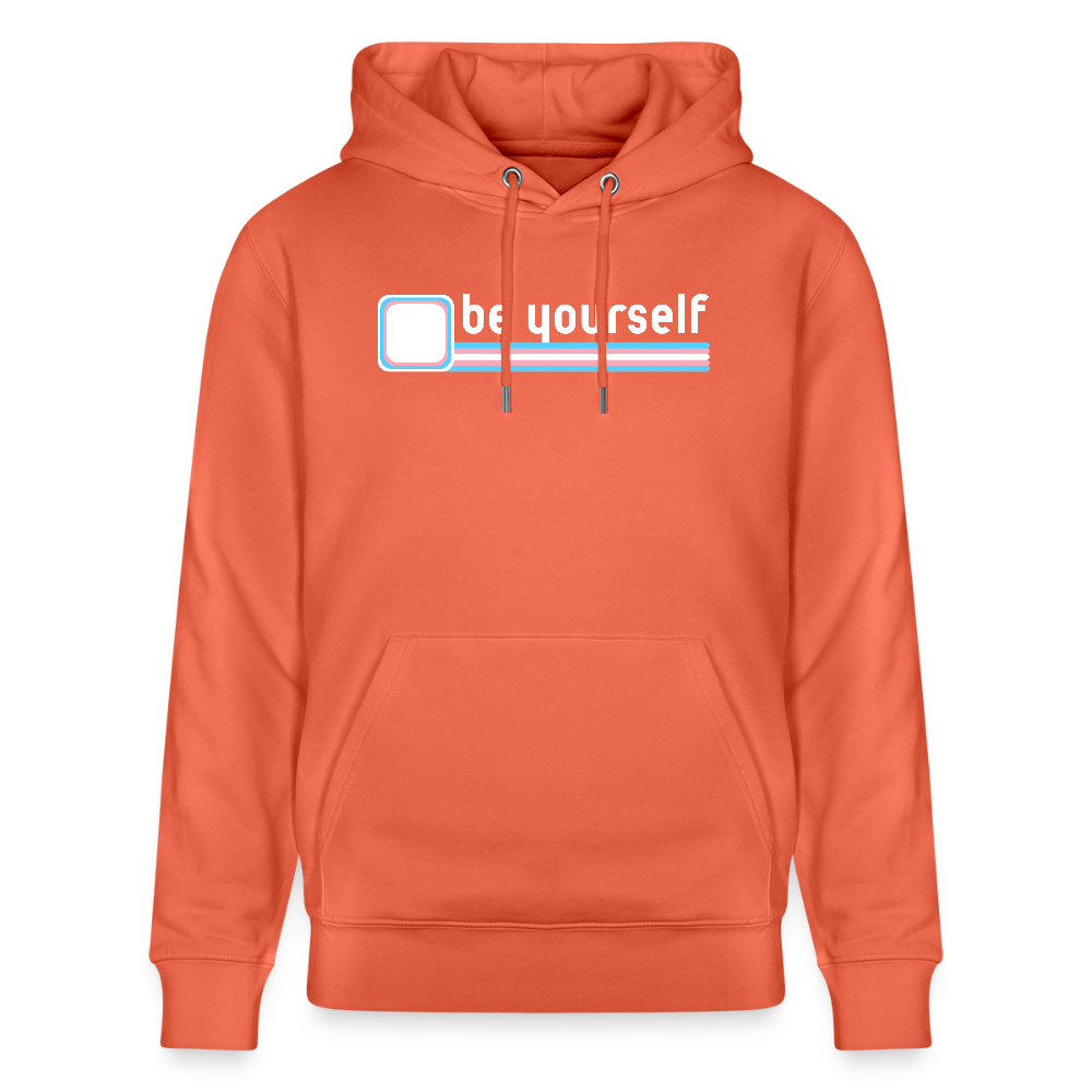 "be yourself" | Trans Pride Bio-Hoodie Unisex - Hellrot