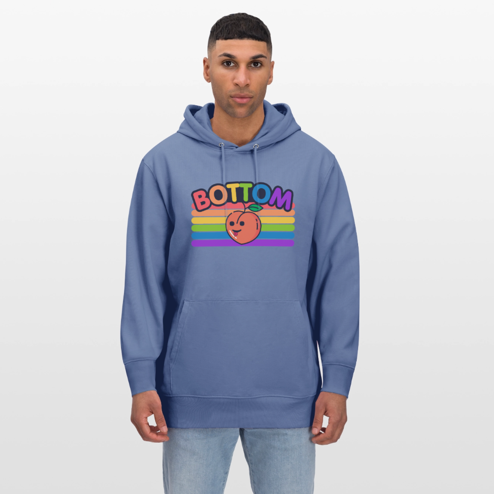 Bottom Gay | Pride Bio-Hoodie Unisex - Blau