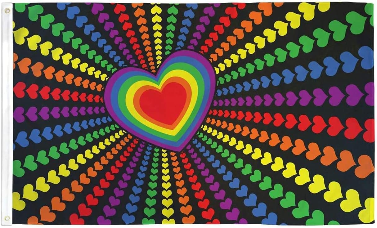 Rainbow Love - Pride Flag - PrideMerch.de - Team Behinderte im Queer Cities e.V.