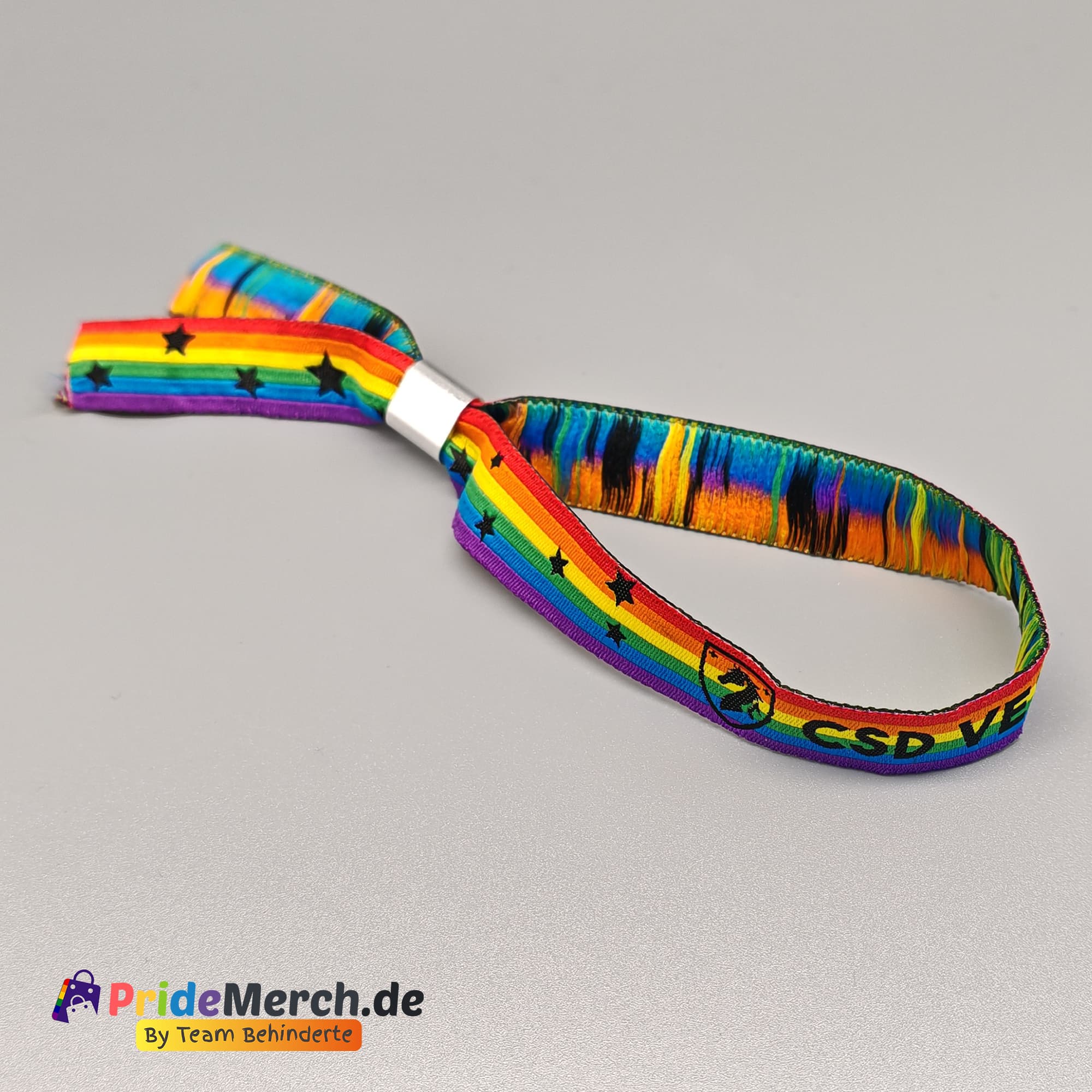 Pride-Armband des CSD Verden π (Stoffarmband) - PrideMerch.de - Team Behinderte im Queer Cities e.V.