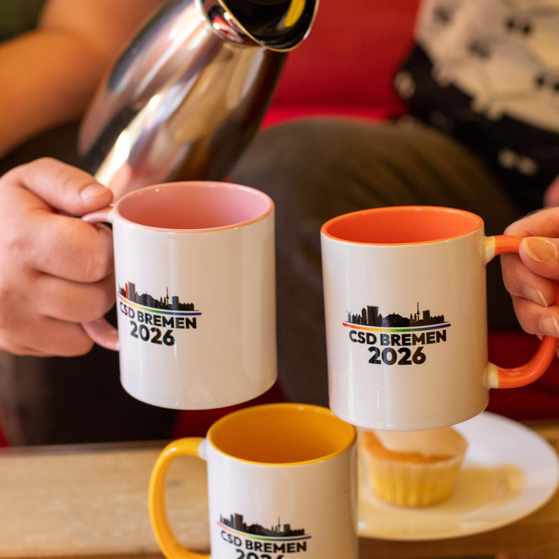 CSD BREMEN 2026 Pride Tasse Supporttasse zweifarbig