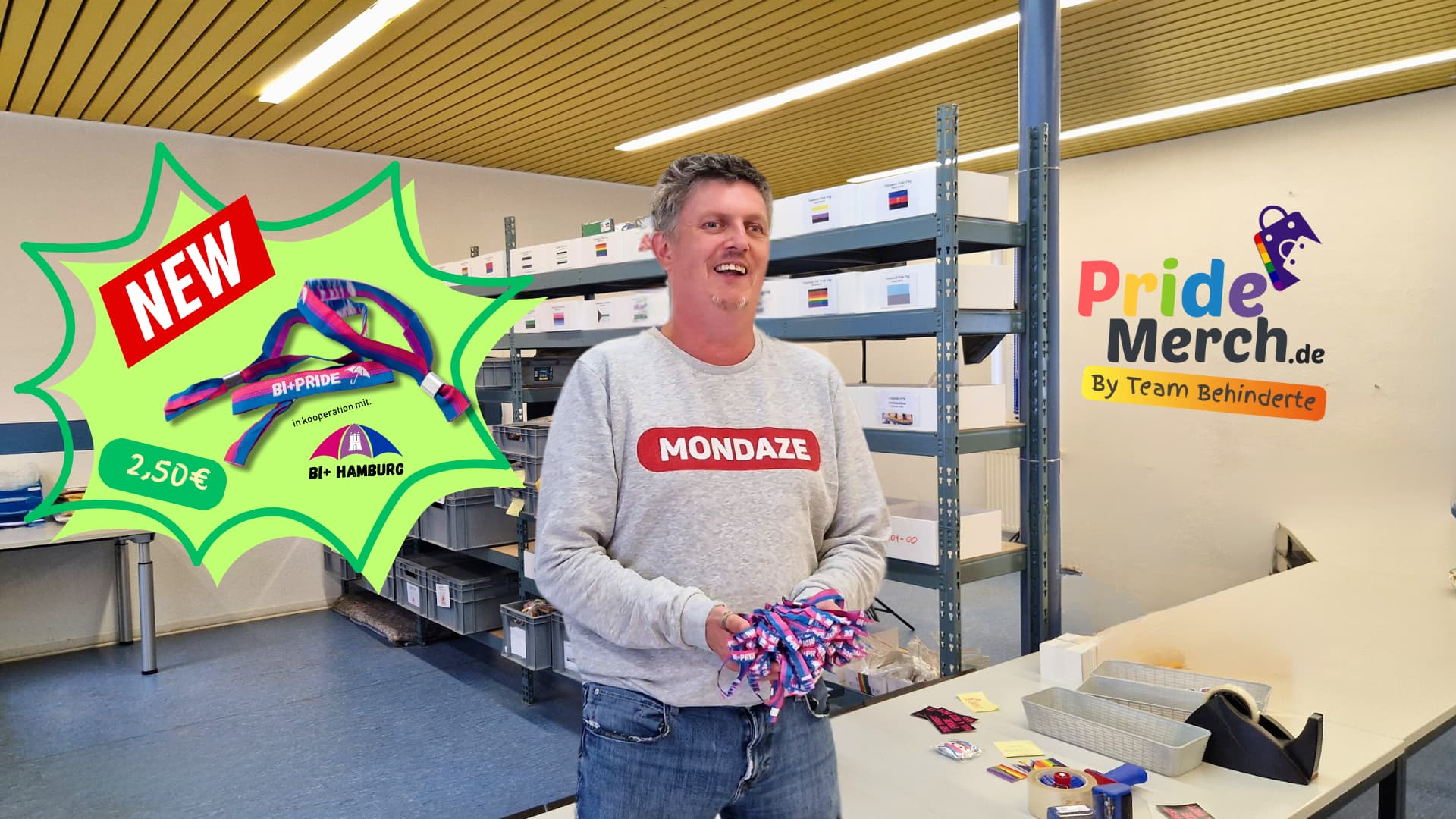 Bi+ Pride Hamburg neuer PrideMerch.de Partnerverein