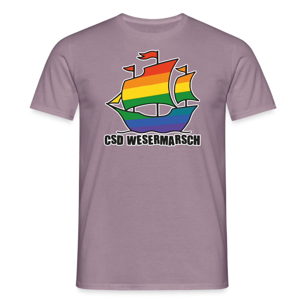 CSD Wesermarsch  T-Shirt - Lilagrau 