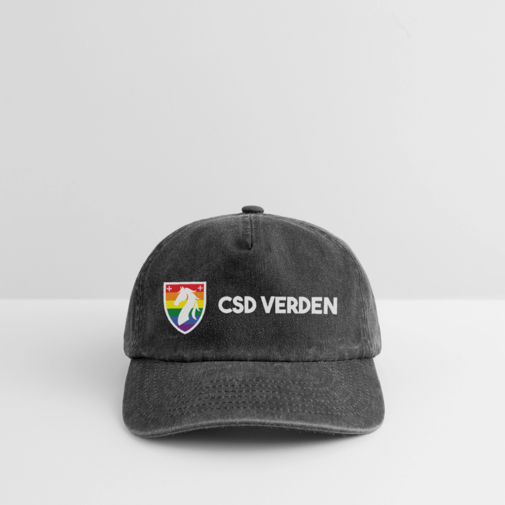 CSD Verden | Pride Vintage Cap - Vintage Schwarz
