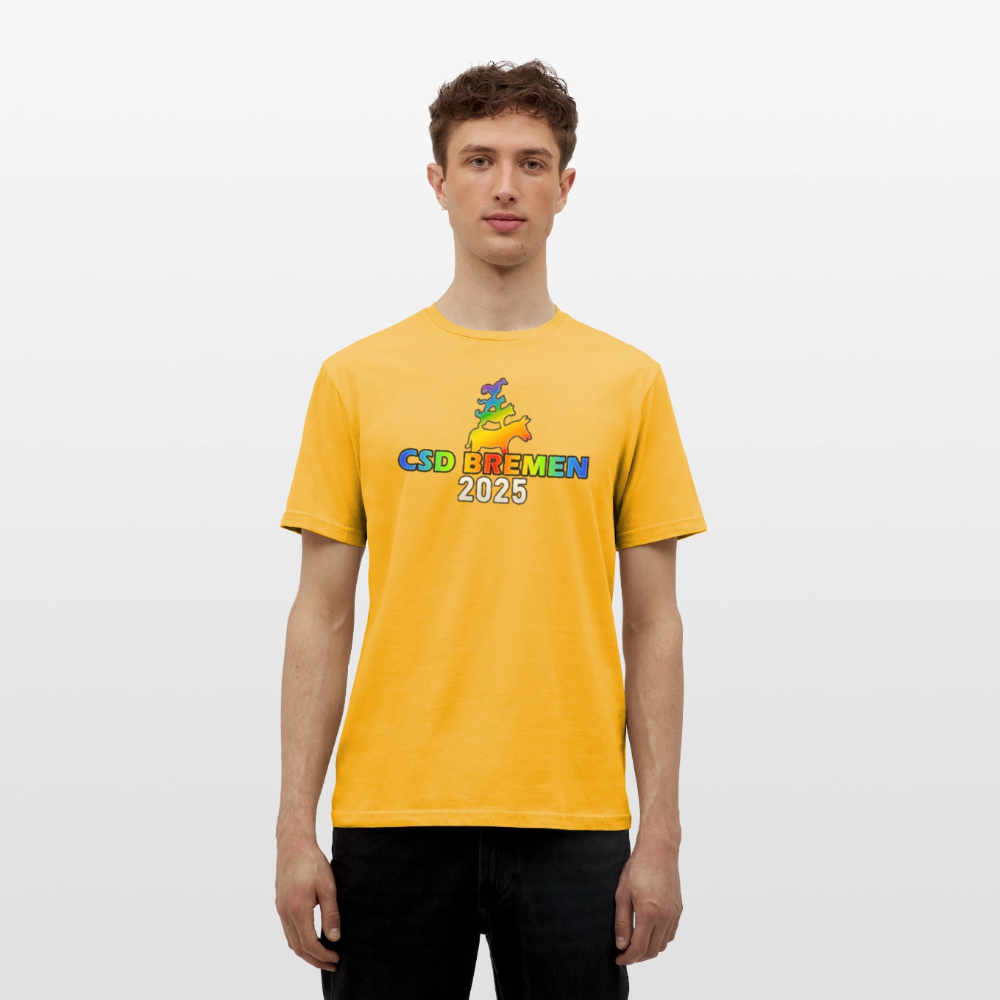 CSD Bremen 2025 Pride Premium T-Shirt - Gelb