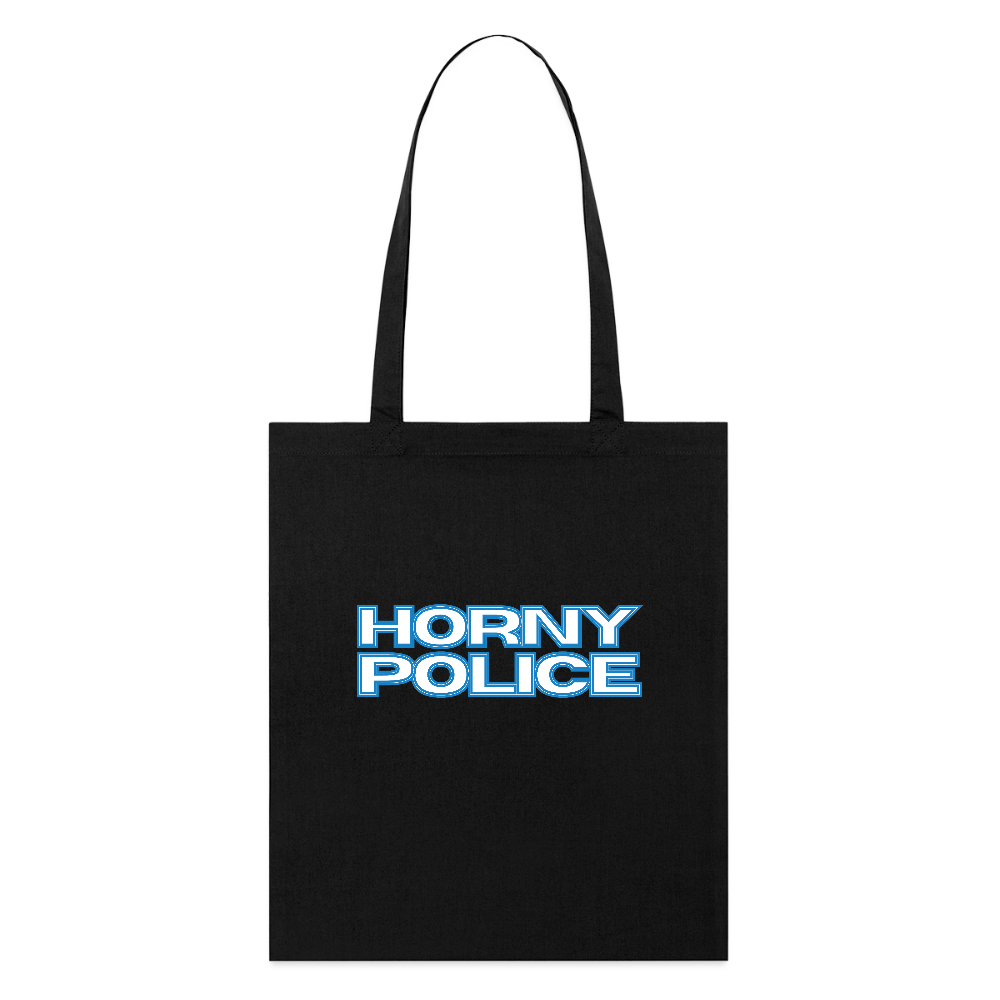HORNY POLICE | Kink Fetish Pride Bio-Stoffbeutel - Schwarz