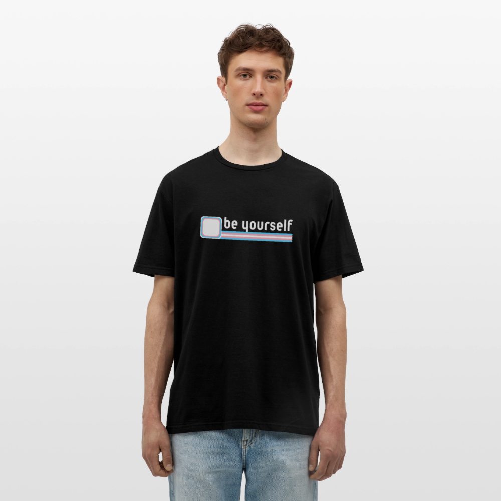 "be yourself" | Trans Pride T-Shirt - Schwarz