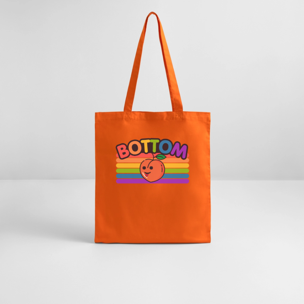 Bottom Gay | Pride Bio-Stoffbeutel - Tieforange