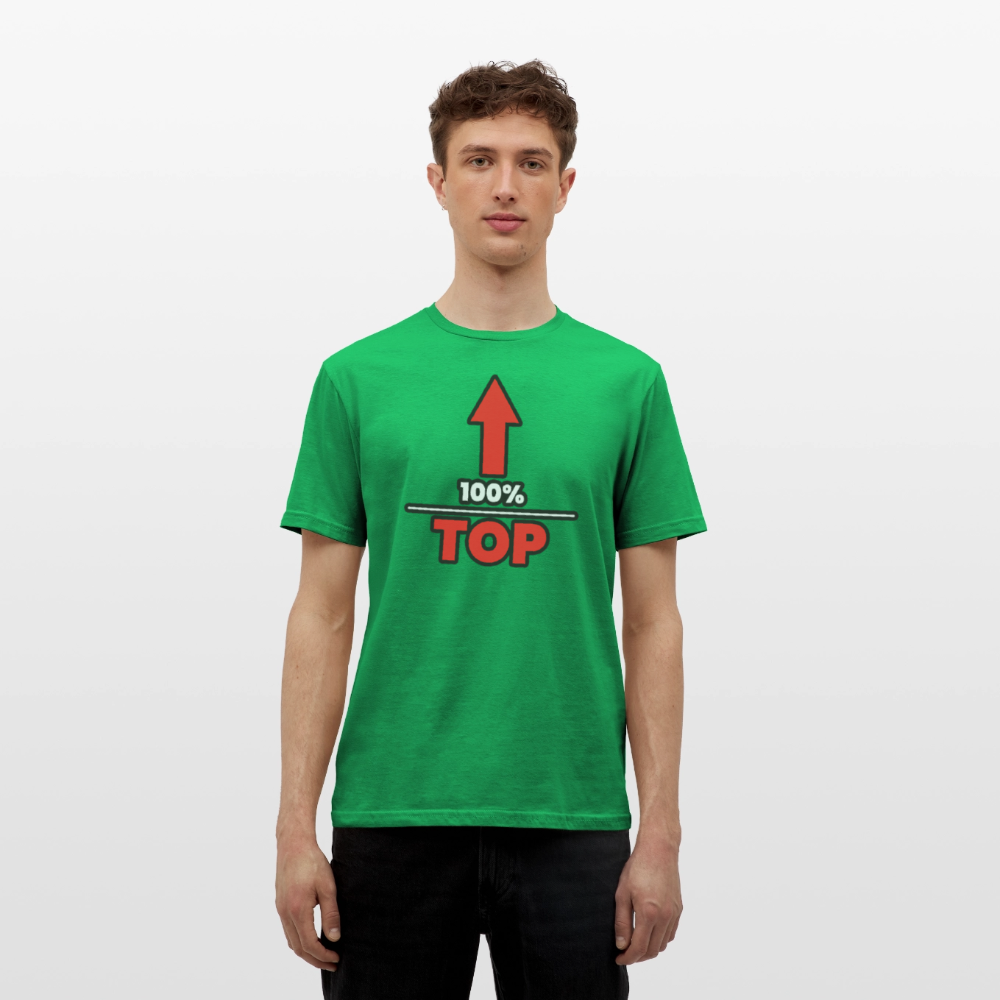 100% TOP [PFEIL] | Kink Fetish Pride T-Shirt - Kelly Green