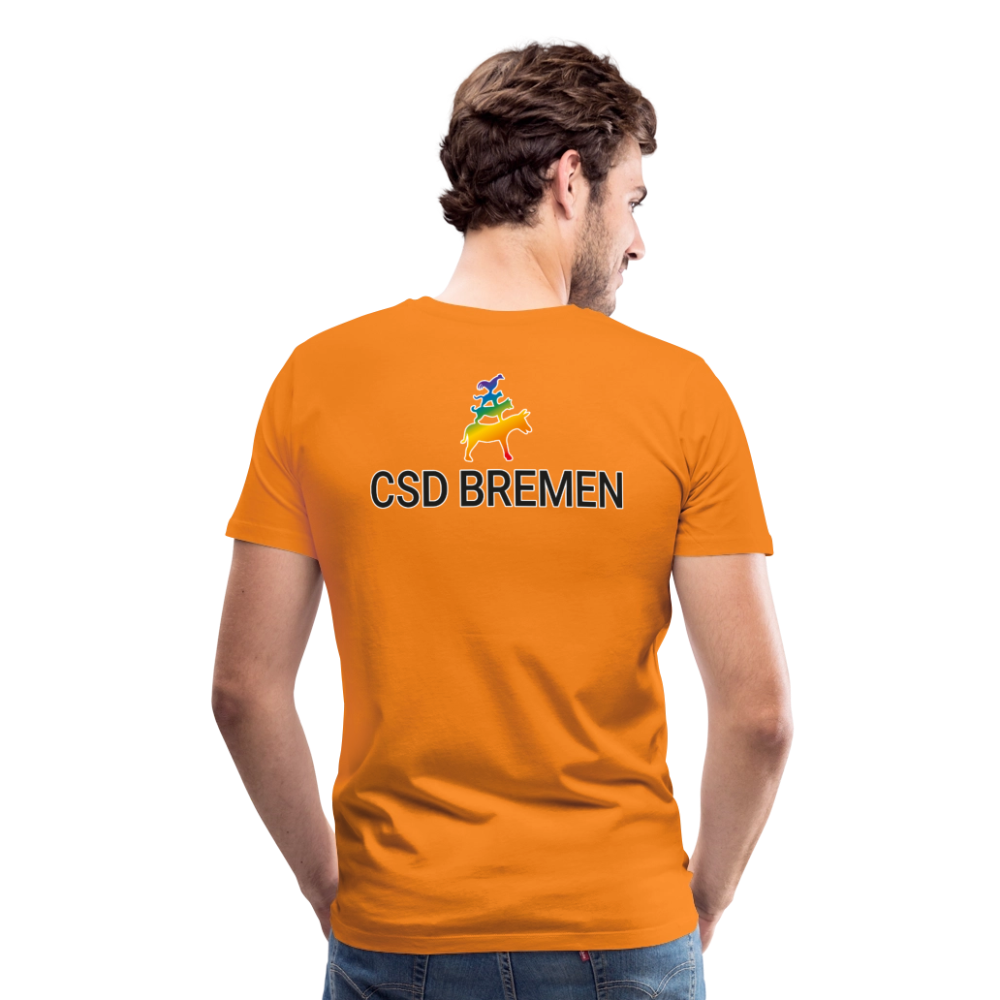 CSD Bremen | Pride Premium T-Shirt - Orange
