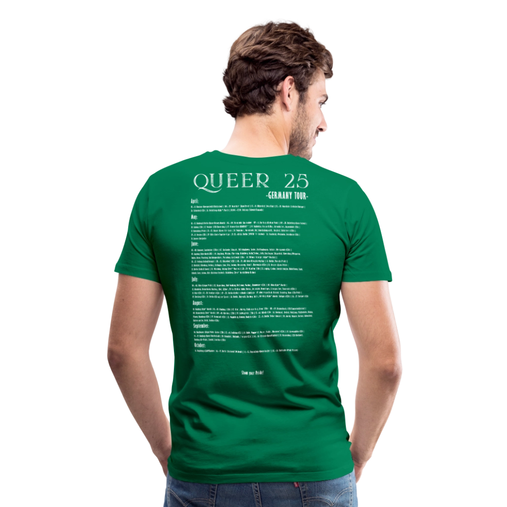 Pride T-Shirt QUEER | Germany Tour 2025 - Kelly Green