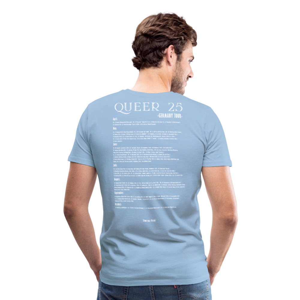 Pride T-Shirt QUEER | Germany Tour 2025 - Sky
