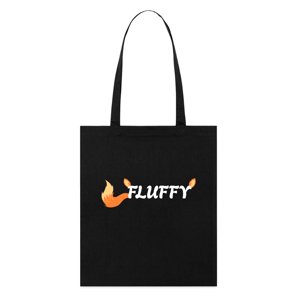 FLUFFY | Furry Pride Bio-Stoffbeutel - Schwarz