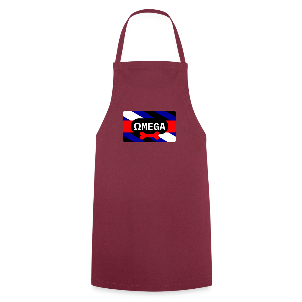 OMEGA Puppy Flag Schürze | Puppy Kink Pride | Kochschürze - Bordeaux