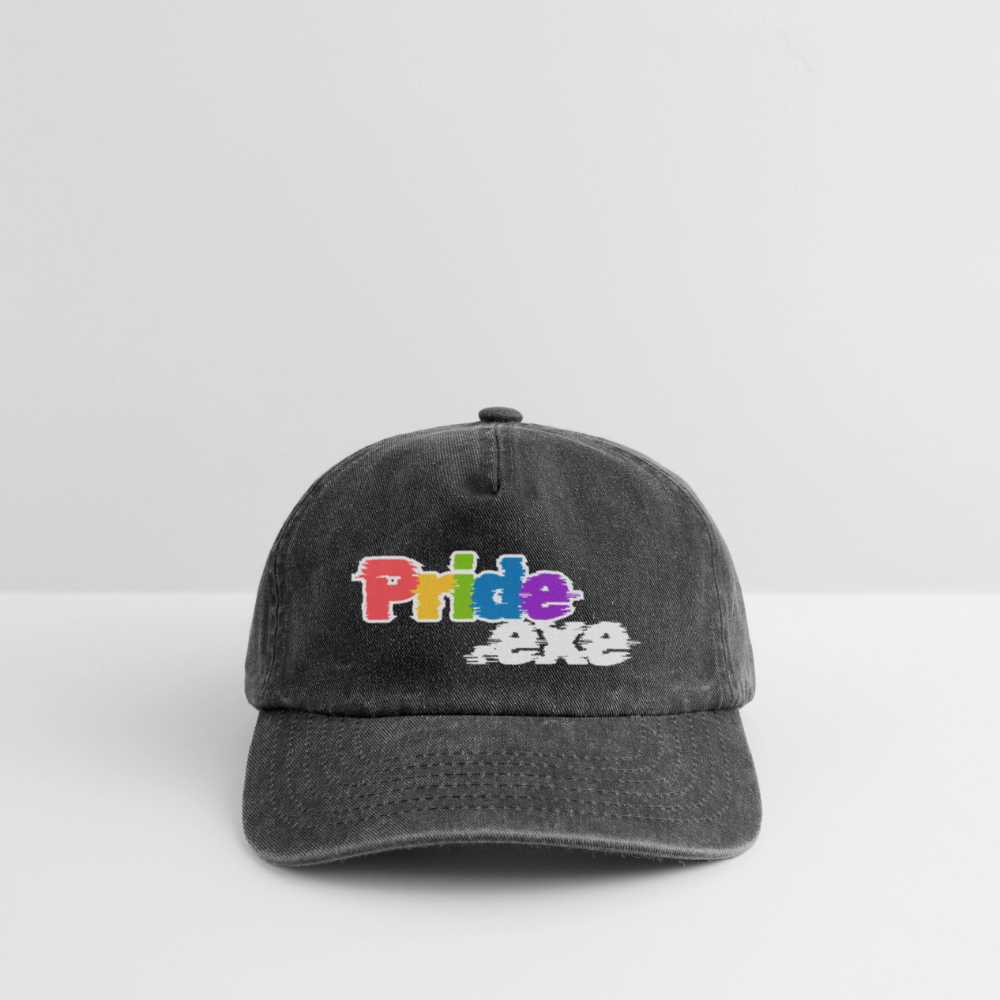 Pride.exe | Pride Vintage Cap - Vintage Schwarz