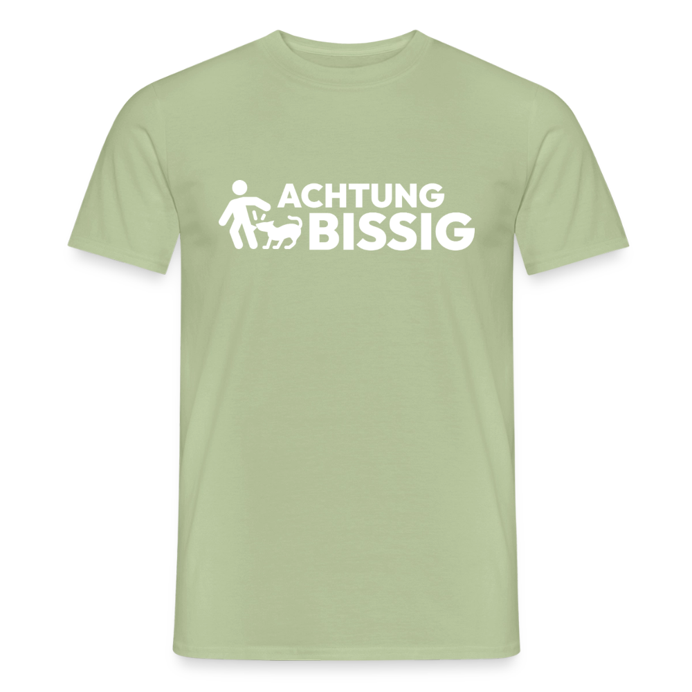 Achtung Bissig T-Shirt | Puppy Play Statement - Sage