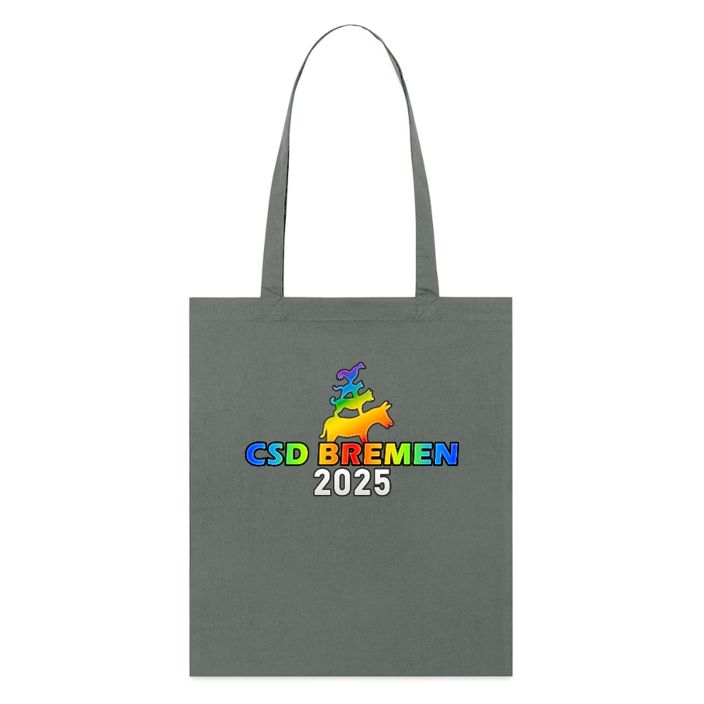 CSD BREMEN 2025 | Pride Bio-Stoffbeutel [SIMPLE] - Anthrazit