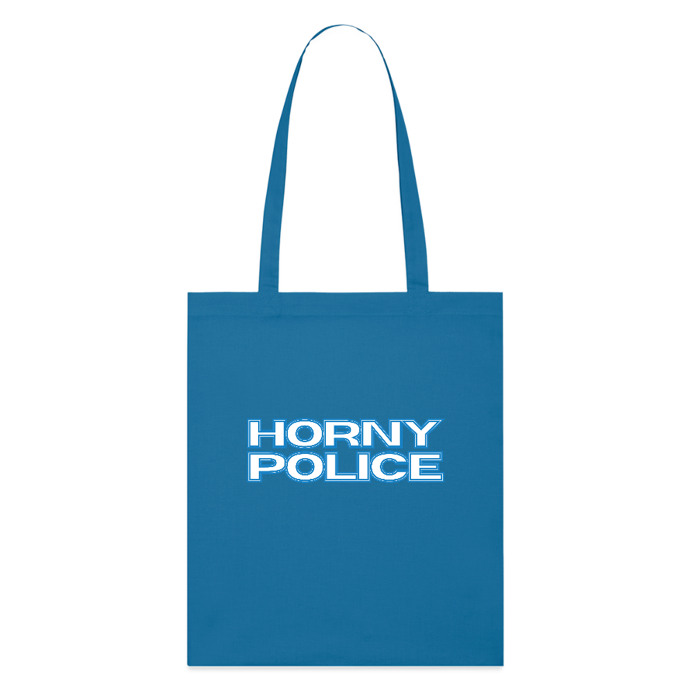 HORNY POLICE | Kink Fetish Pride Bio-Stoffbeutel - Königsblau
