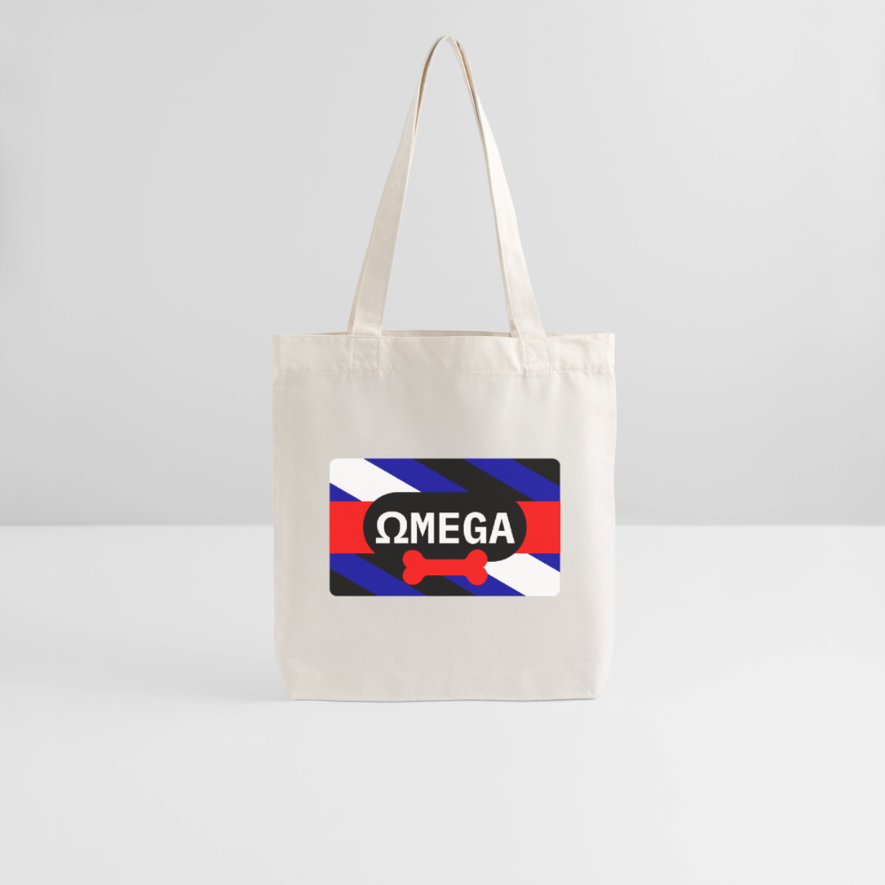 OMEGA Puppy Flag | Puppy Kink Pride | Stanley/Stella recycelter Heavyweight Stoffbeutel - Naturweiß