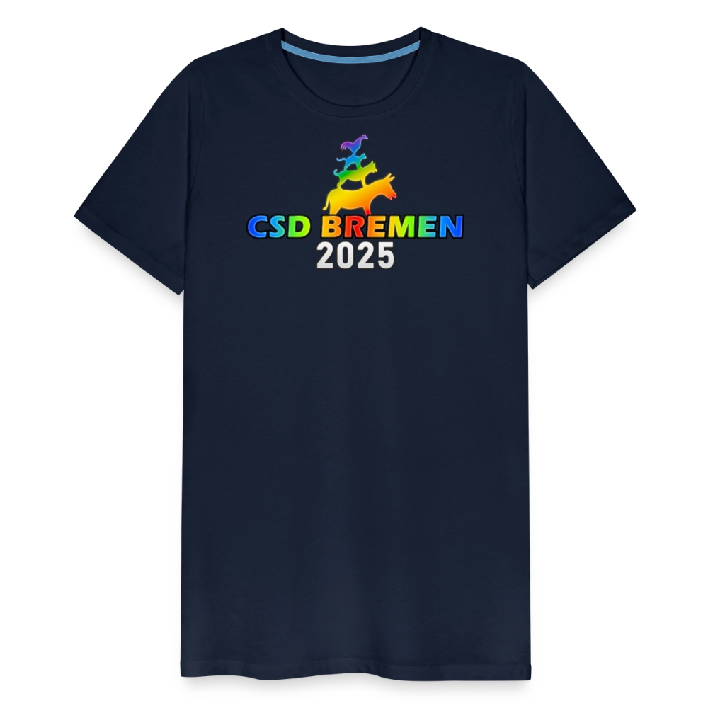 CSD Bremen 2025 Pride Premium T-Shirt - Navy