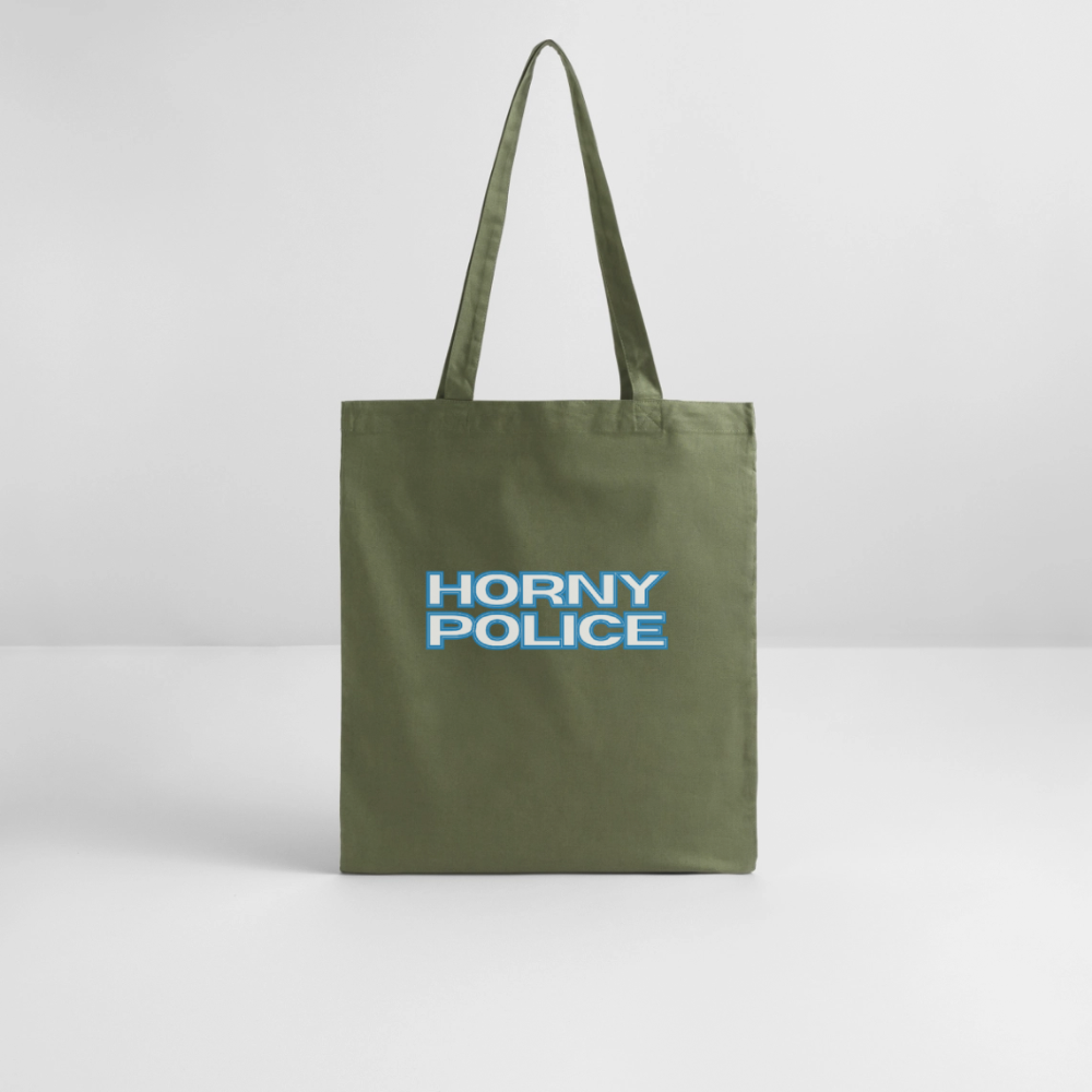 HORNY POLICE | Kink Fetish Pride Bio-Stoffbeutel - Khaki