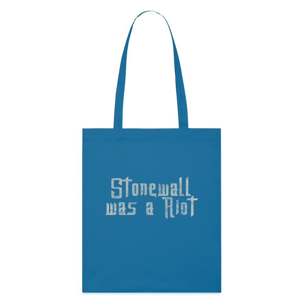 Stonewall was a Riot | Pride Bio-Stoffbeutel - Königsblau
