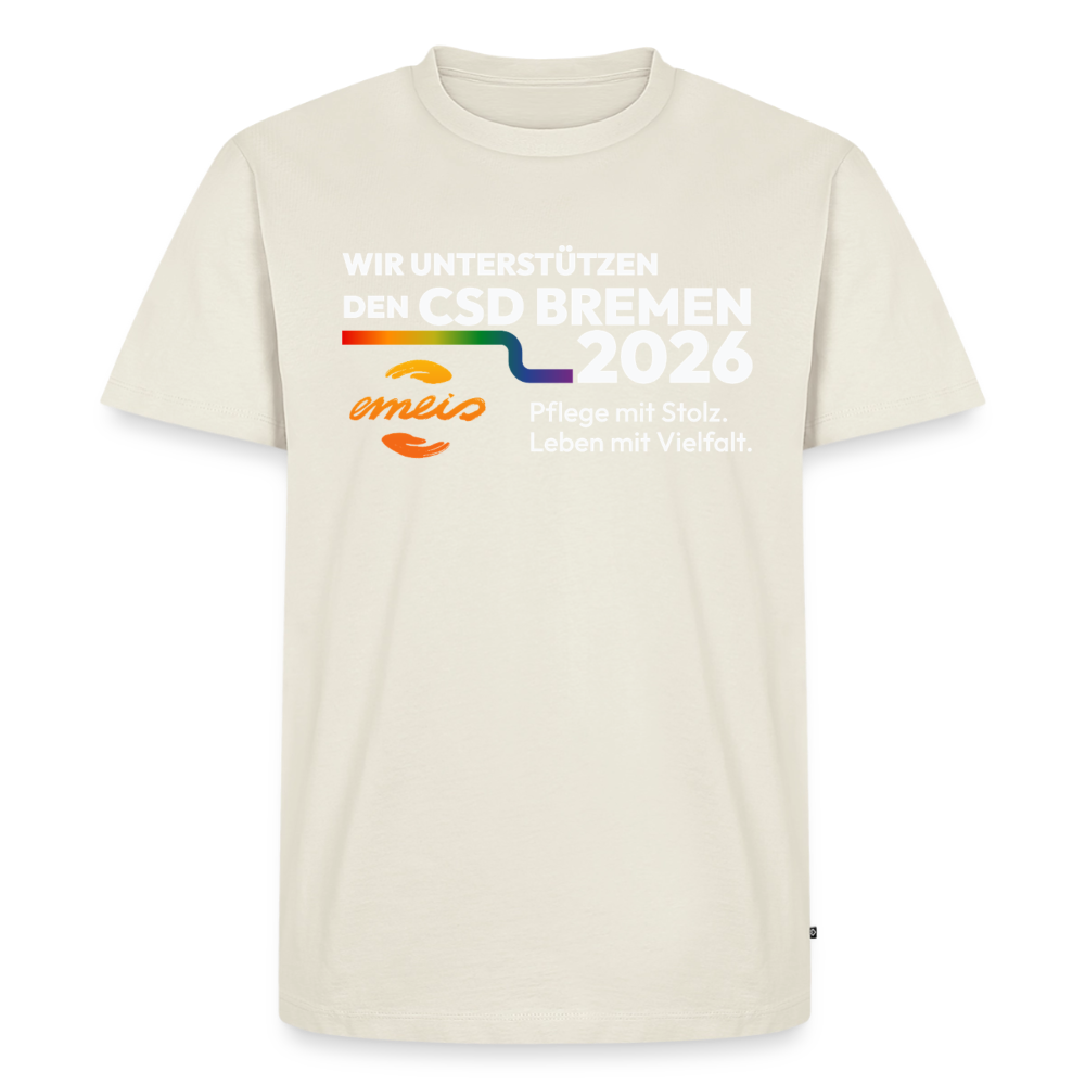 CSD Bremen 2026 Supporter EMAIS Design - Naturweiß