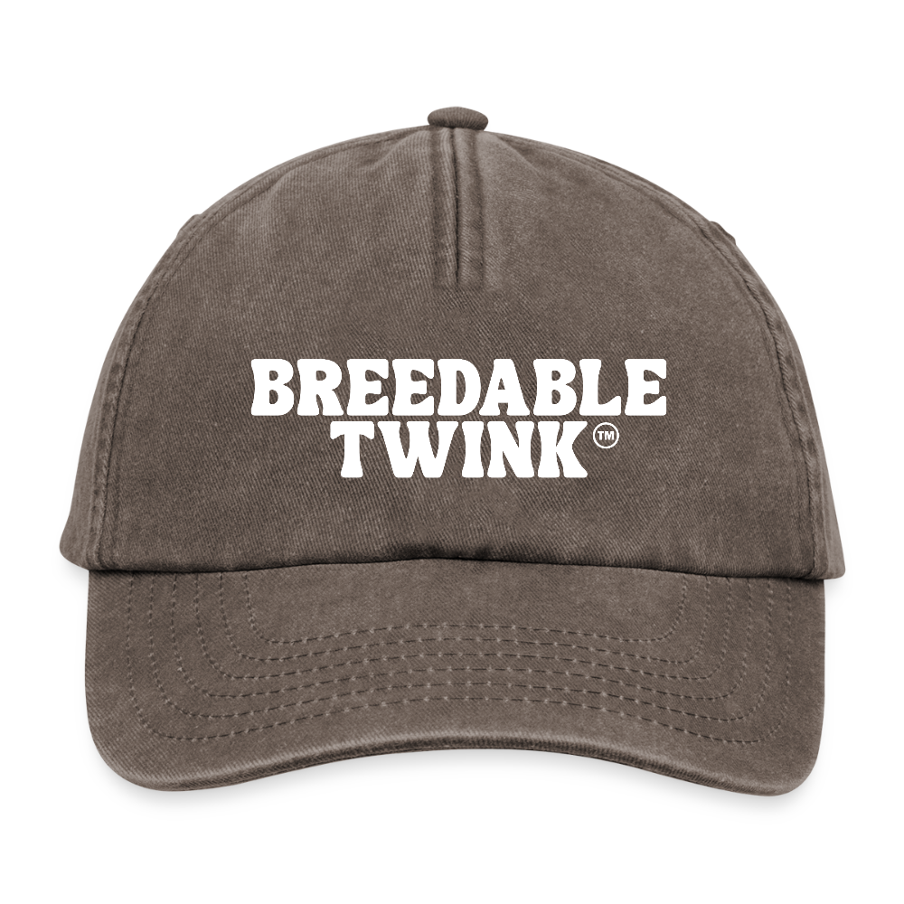 Breedable Twink™ | Kink Fetish Pride Vintage Cap - Vintage Braun
