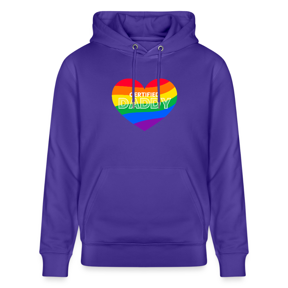 CERTIFIED DADDY | Kink Fetish Pride Bio-Hoodie Unisex - Purple Love 