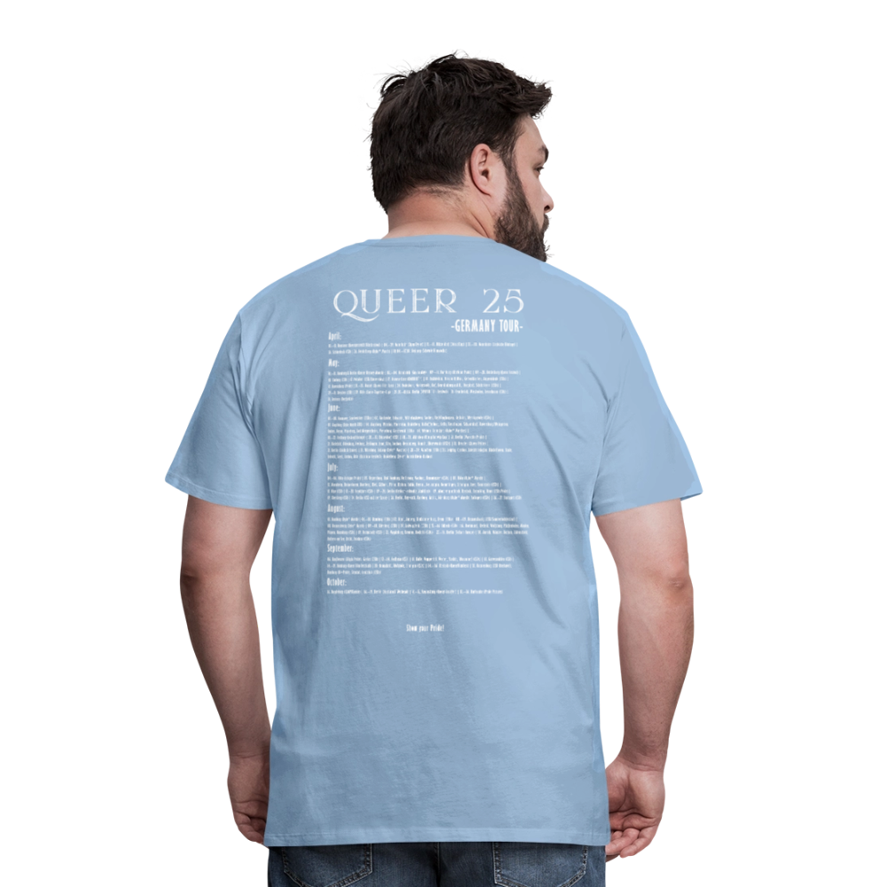 Pride T-Shirt QUEER | Germany Tour 2025 - Sky