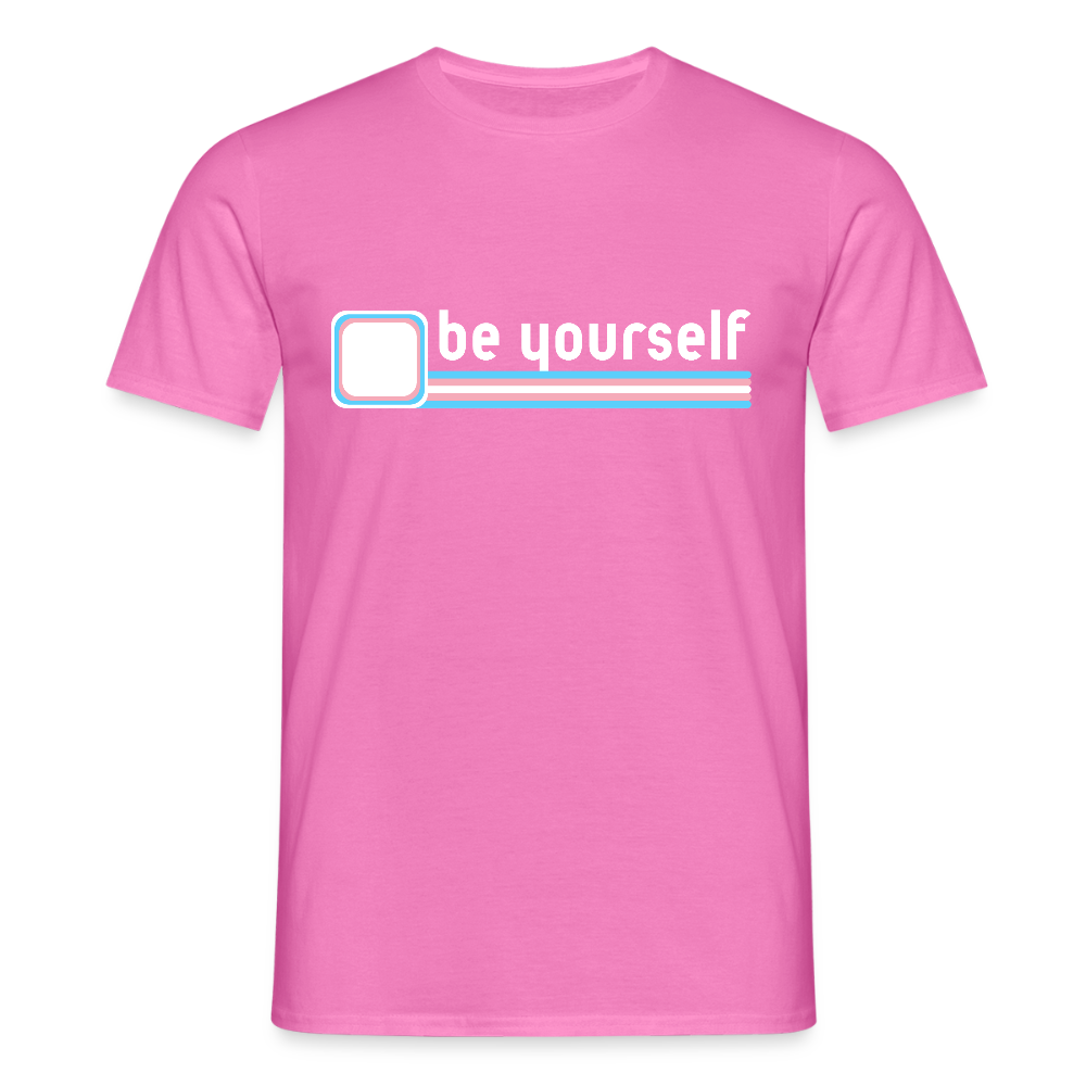 "be yourself" | Trans Pride T-Shirt - Pink