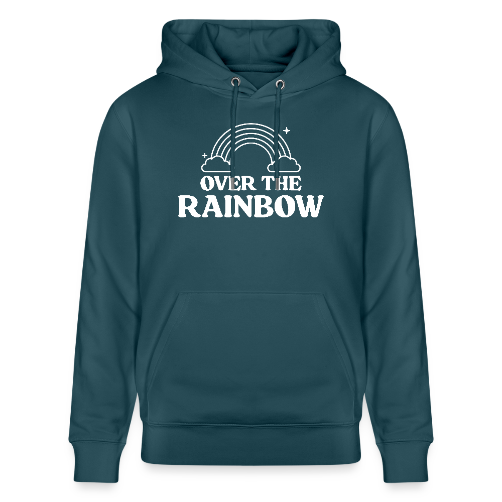 Over the Rainbow | Pride Bio-Hoodie Unisex - Dunkles Petrol