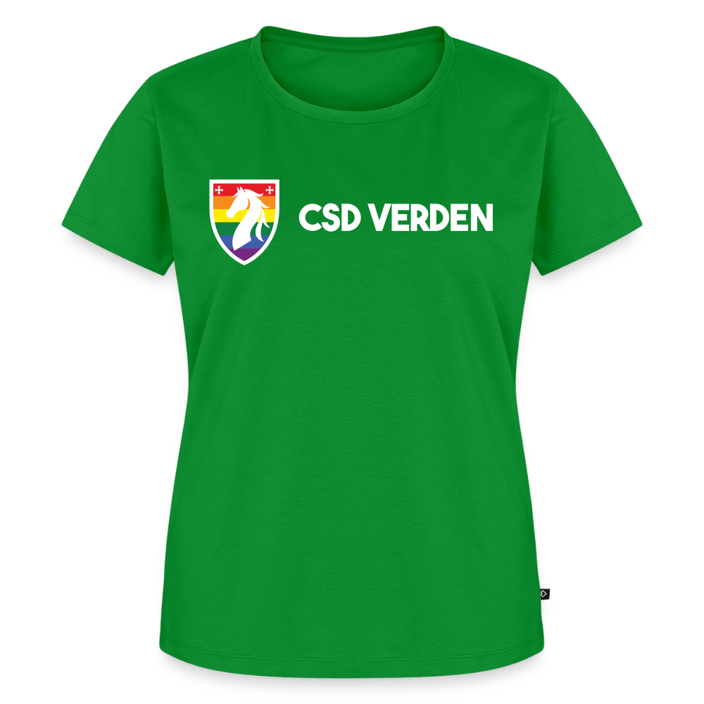 CSD Verden Premium Pride T-Shirt Tailiert Doppelseitig - Grün