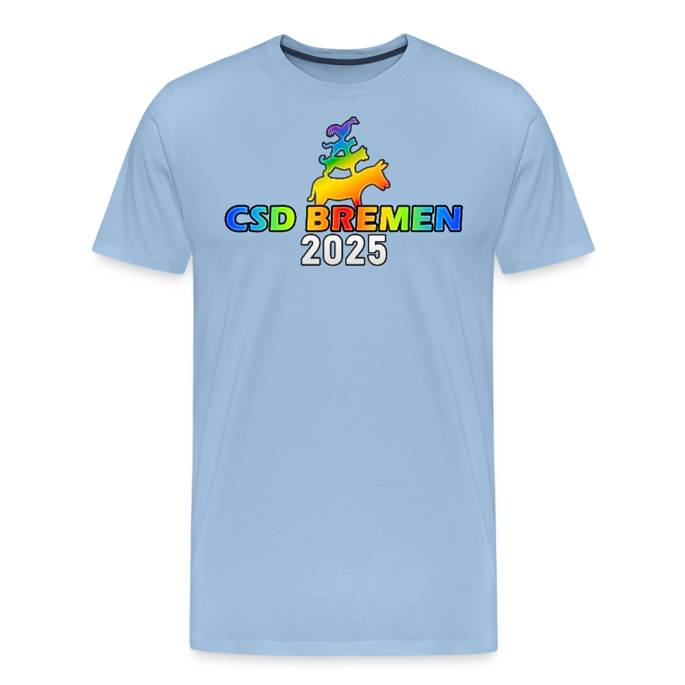 CSD Bremen 2025 Pride Premium T-Shirt - Sky