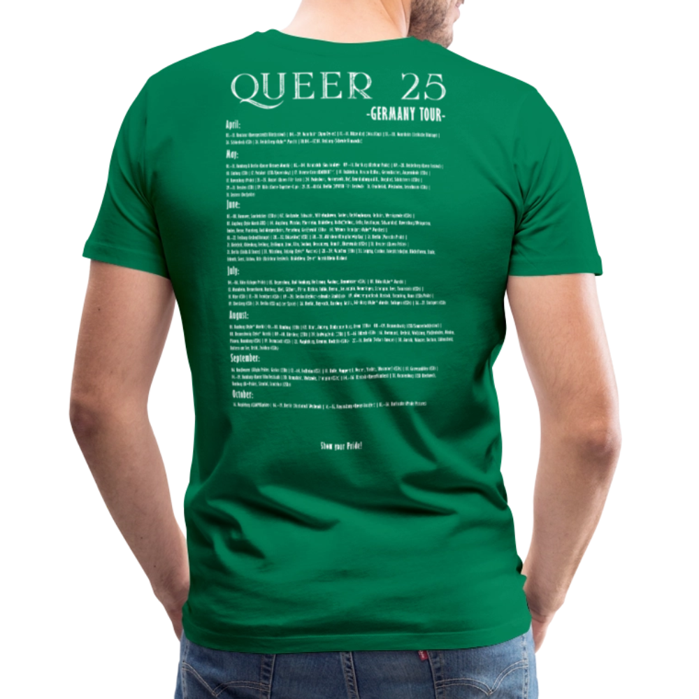 Pride T-Shirt QUEER | Germany Tour 2025 - Kelly Green