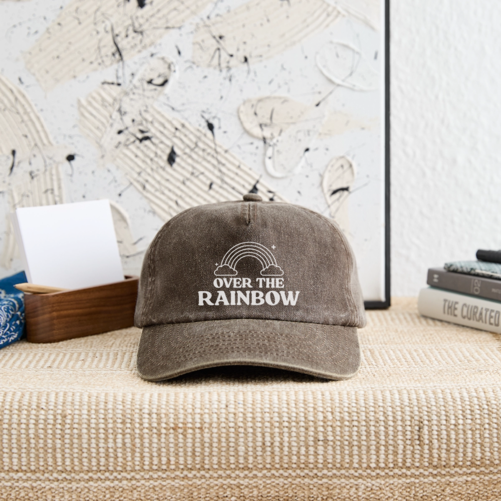 Over the Rainbow | Pride Vintage Cap - Vintage Braun