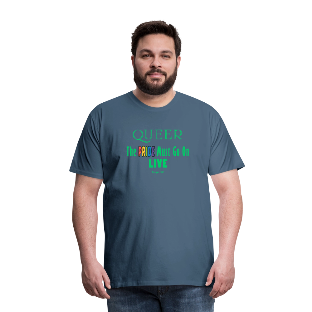 PRIDE Must Go On T-Shirt Germany Tour 2025 (grau) - Blaugrau