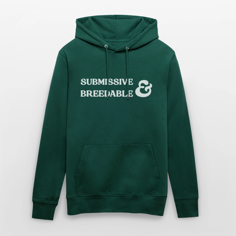 Submissive & Breedable | Kink Fetish Pride Bio-Hoodie Unisex - Forest