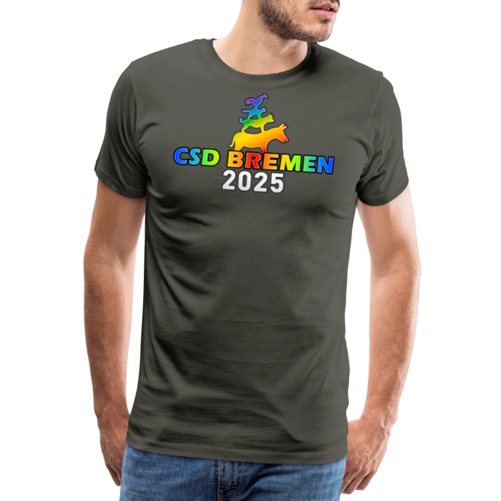 CSD Bremen 2025 Pride Premium T-Shirt - Asphalt
