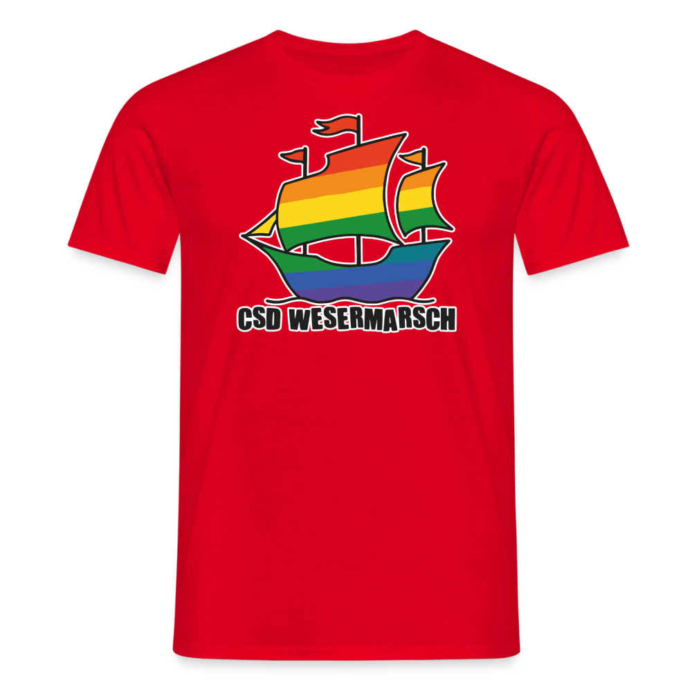 CSD Wesermarsch  T-Shirt - Rot