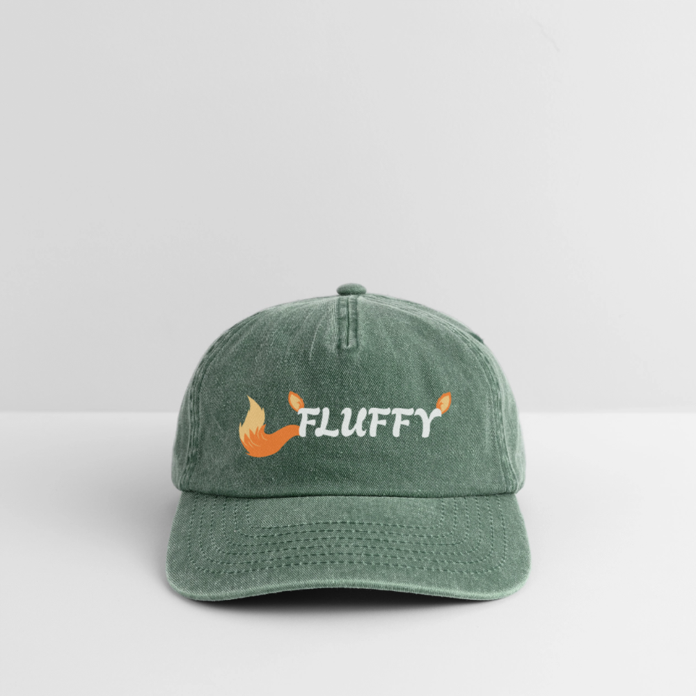 FLUFFY | Furry Pride Vintage Cap - Vintage Flaschengrün 