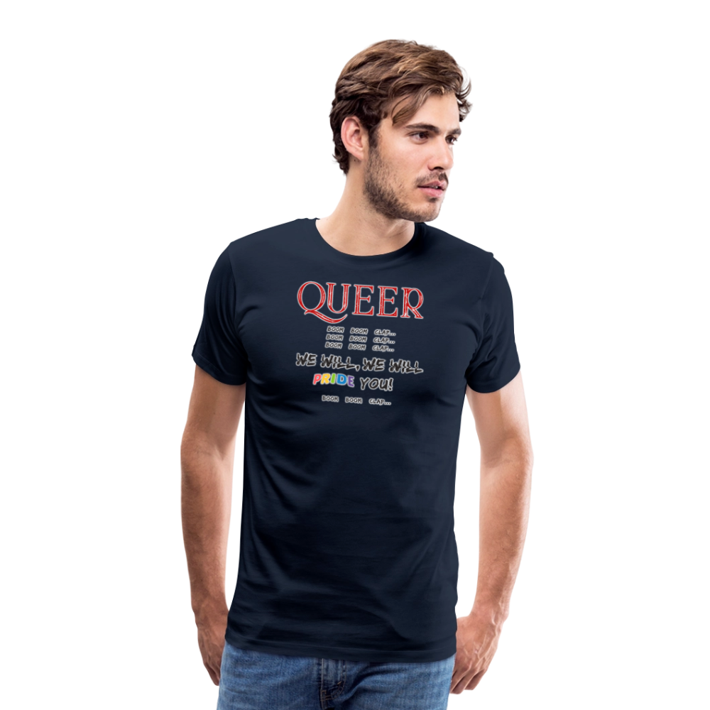 Pride T-Shirt QUEER | Germany Tour 2025 - Navy
